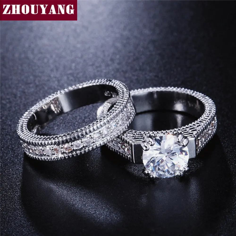 Luksus Cubic Zirconia 2 Runder
