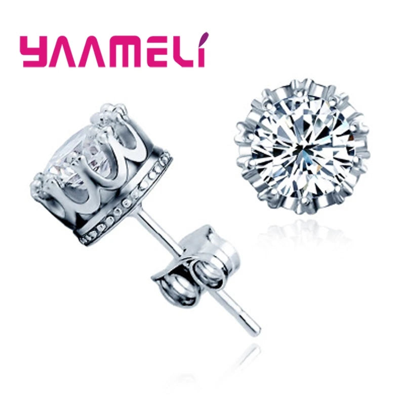 YAAMELI 925 Sterling Zircon øreinge