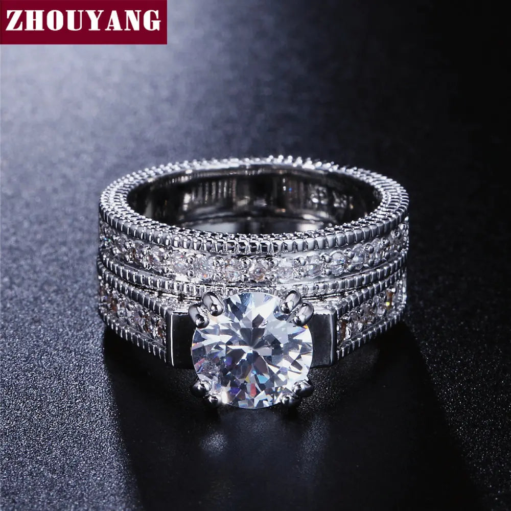 Luksus Cubic Zirconia 2 Runder