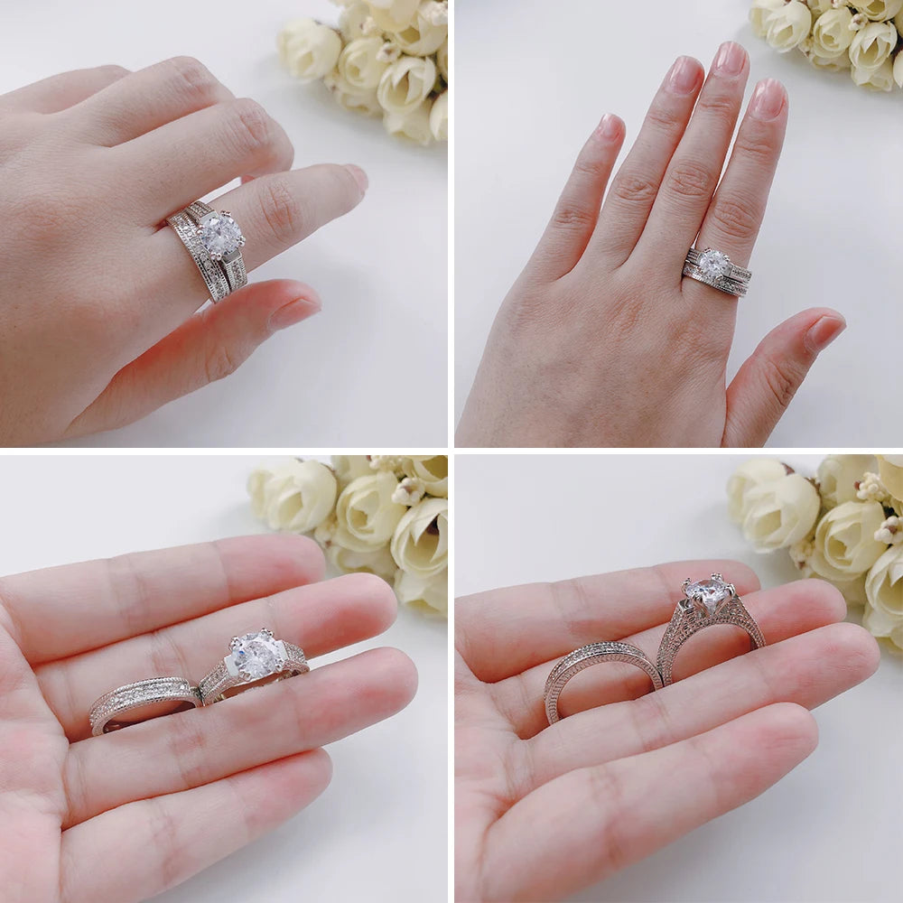 Luksus Cubic Zirconia 2 Runder
