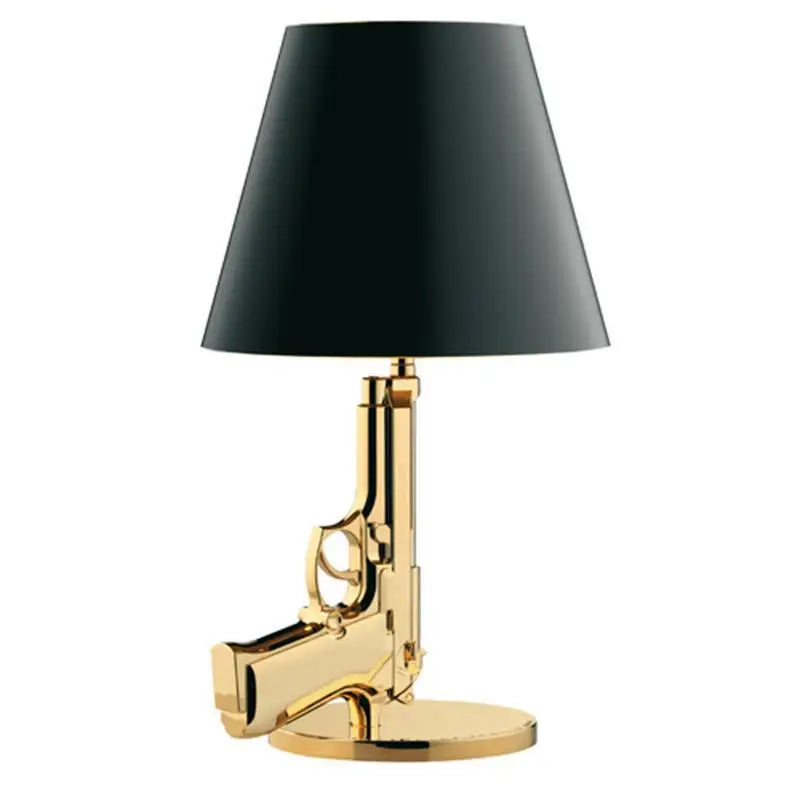 Baretta Pistol Bordlampe