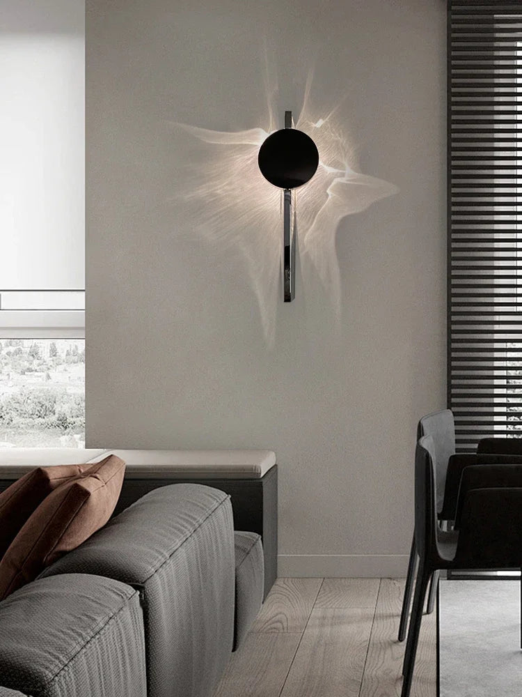 Minimalistisk LED væglampe