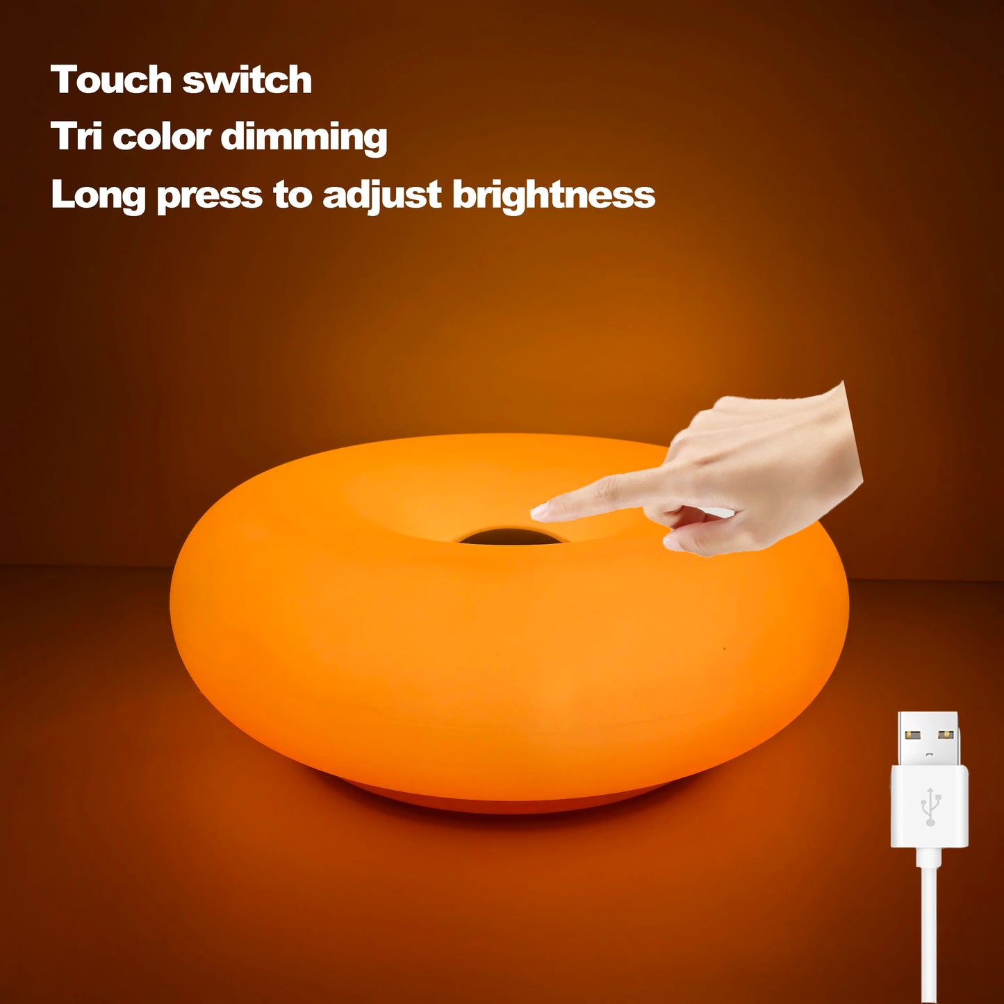 Bauhaus Donut USB Lampe