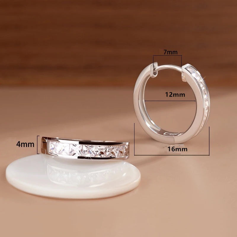 Zircon Stud Øreringe
