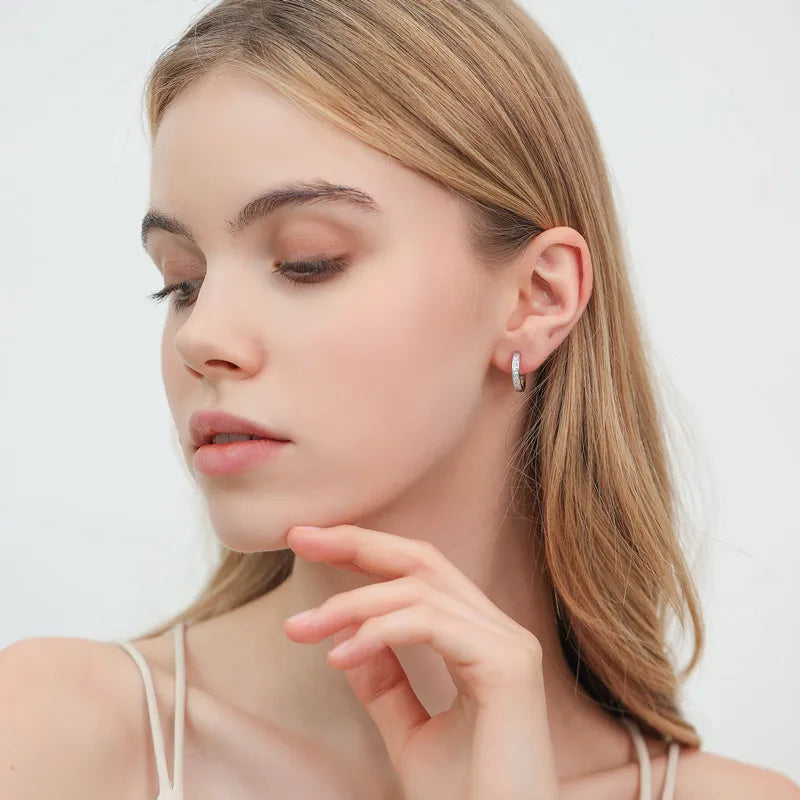 Zircon Stud Øreringe