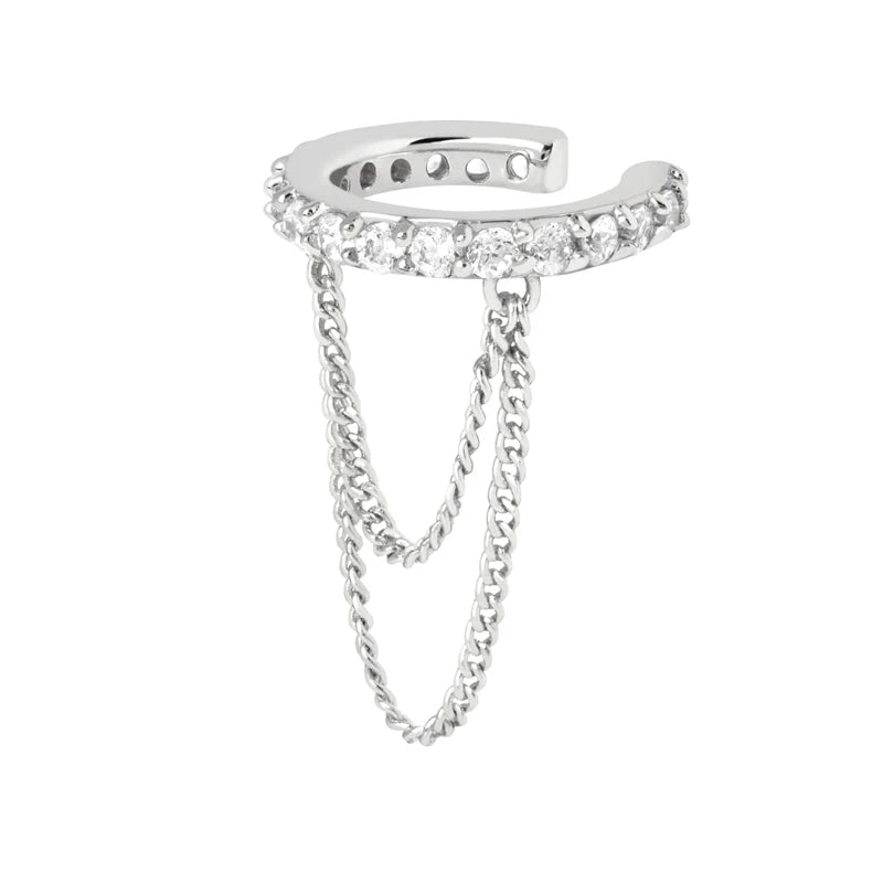 Zircon Pavé Tassel Øreringe