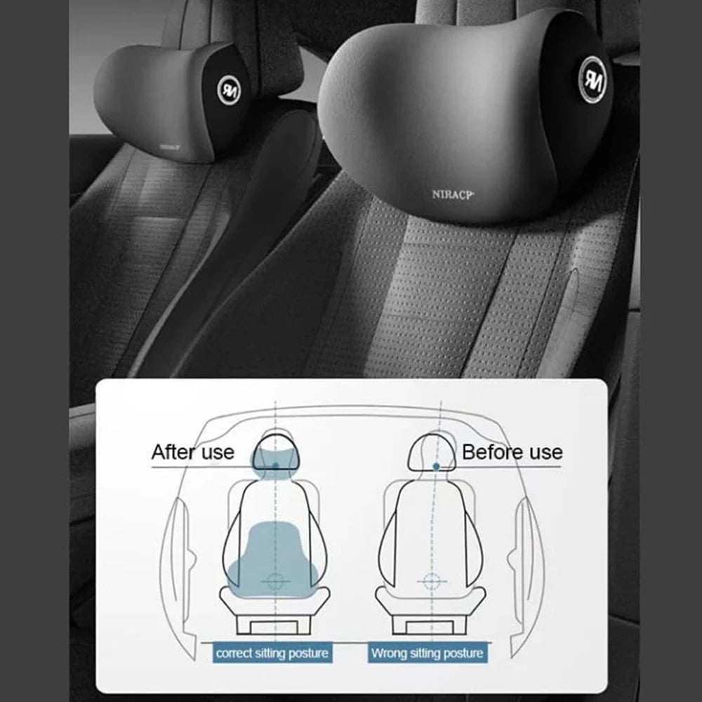 Lænde- og Nakkestøtte til bilen
