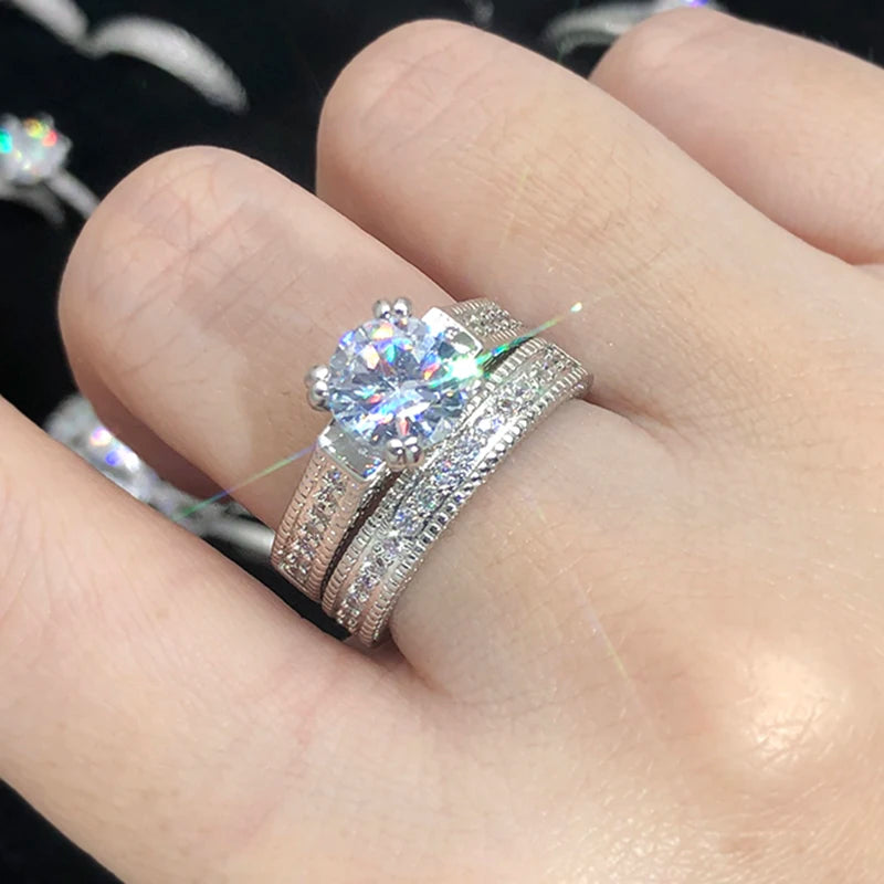 Luksus Cubic Zirconia 2 Runder