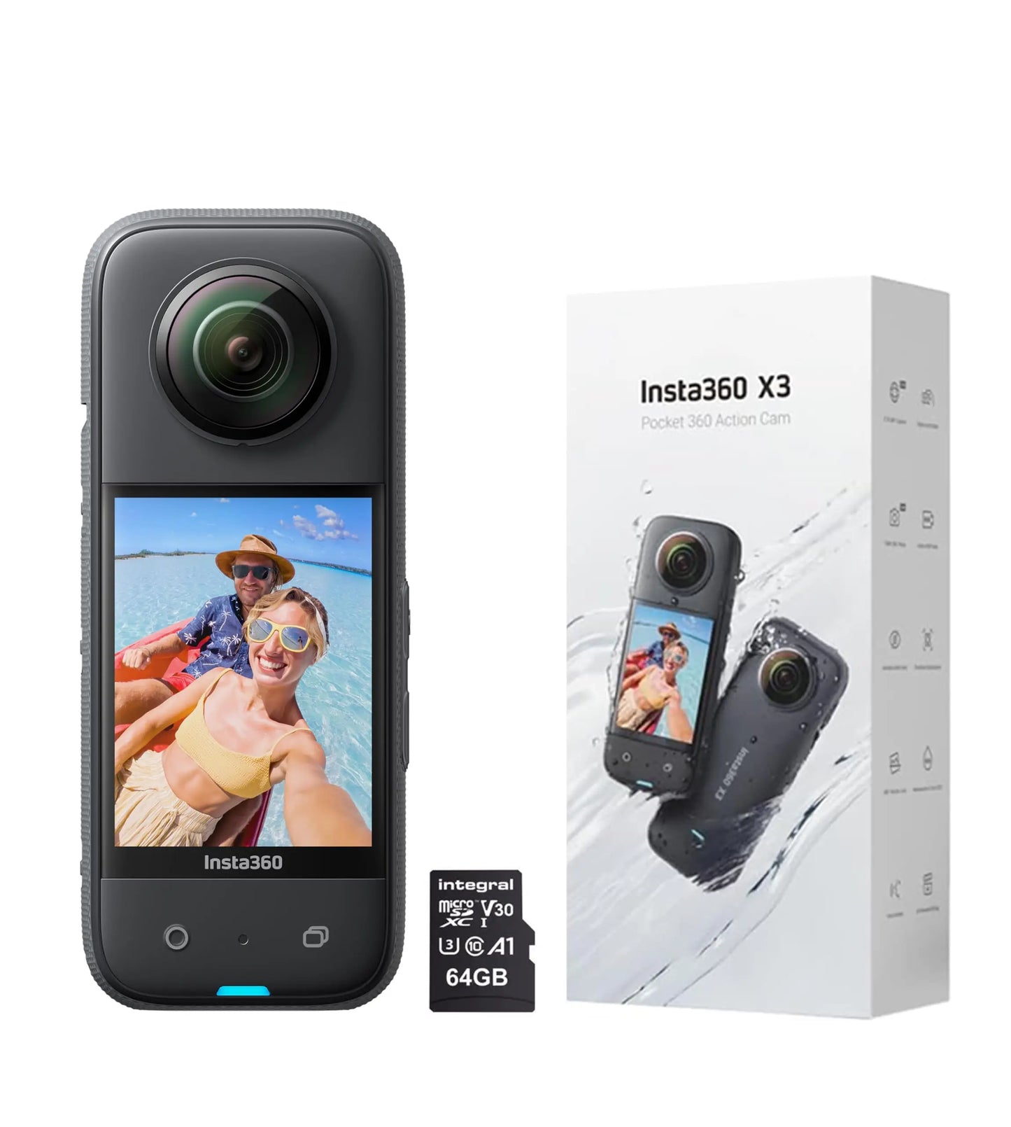 Insta360 X4 - Vandtæt 8K 360 Action Kamera