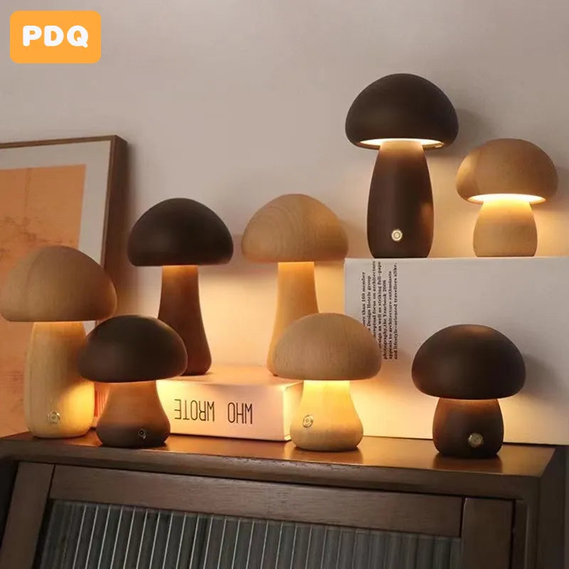 LED Svampe Nattelampe