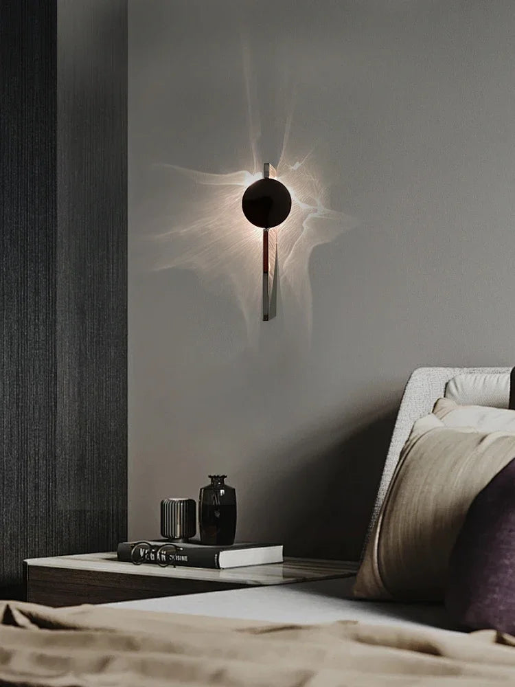 Minimalistisk LED væglampe