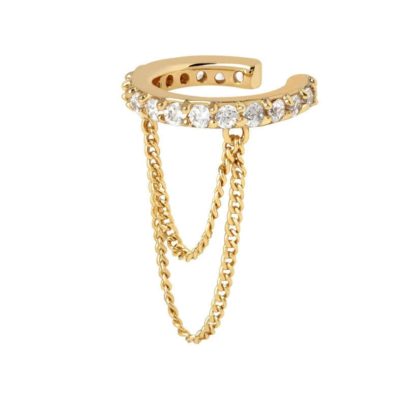 Zircon Pavé Tassel Øreringe