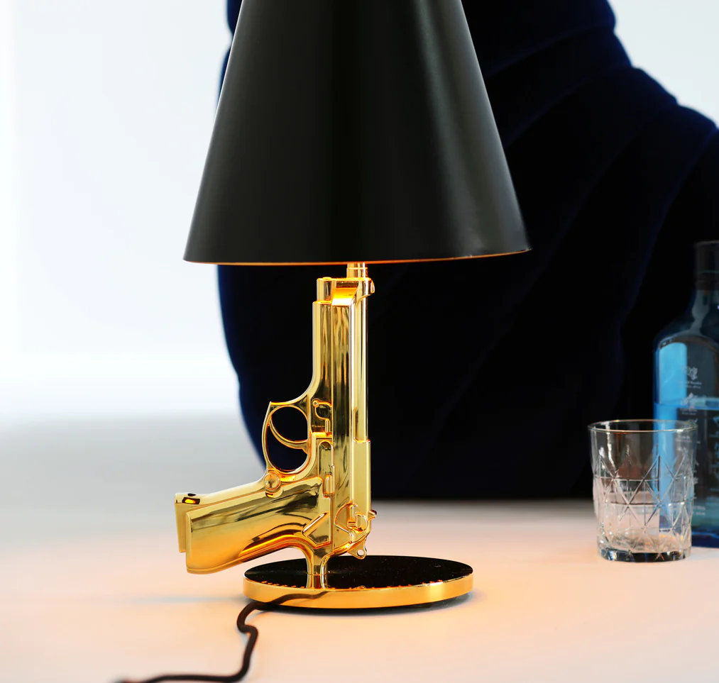 Pistol bordlampe