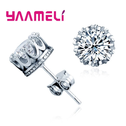YAAMELI 925 Sterling Zircon øreinge