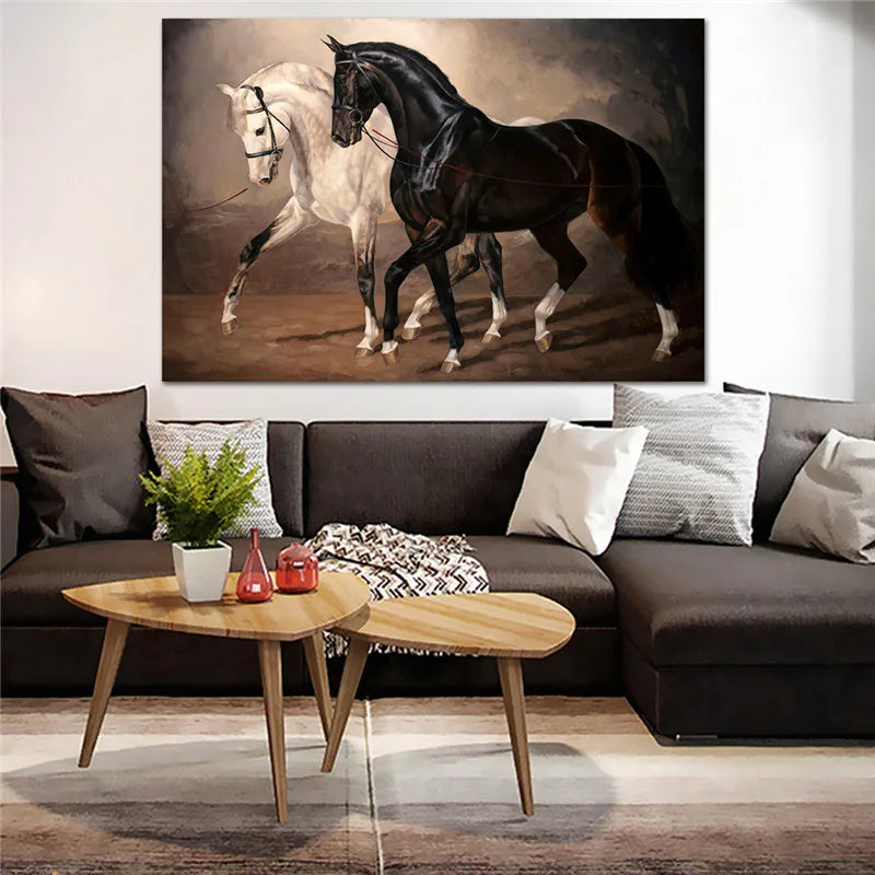 Plakat med Hestekunst