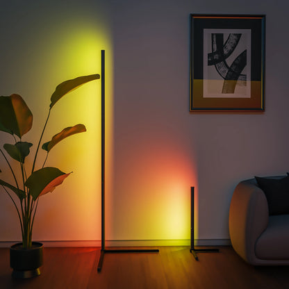 Fjernbetjent LED Gulvlampe