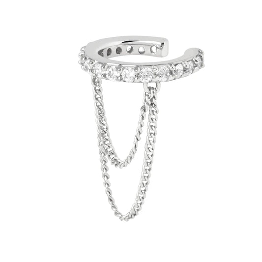 Zircon Pavé Tassel Øreringe