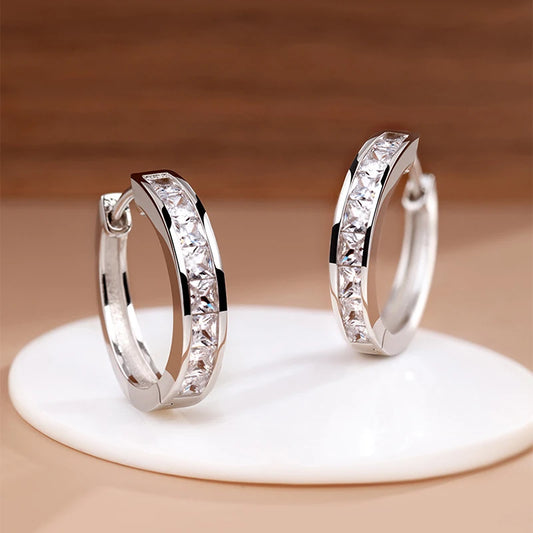 Zircon Stud Øreringe